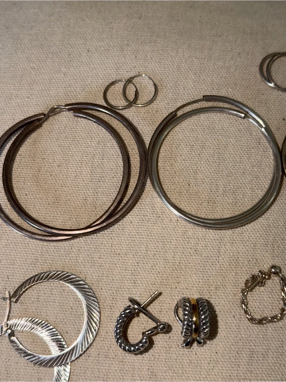 Vintage Sterling Silver Earrings Lot